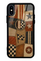 iPhone X Racing Leather Club Design Glossy Phone Case