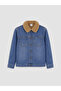 Fur Collar Fleece Lined Boys' Jean Jacket