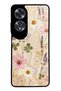 Oppo A60 Glossy Phone Case with Wildflower Letters Design