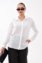 Women's Hidden Button Closure Detailed Shirt 265248 - 2