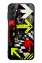 Samsung A14 Neon District Design Glossy Phone Case