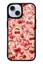 iPhone 15 Glossy Phone Case with Cherry Lace Fantasy Design
