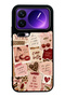 Xiaomi 17 Pro Max Cherry Leopard Glossy Phone Case with Notes Design