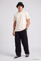 Black Elastic Men's Baggy Sweatpants - 82200