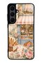 Samsung S25 Fe Paris Café Bloom Design Glossy Phone Case