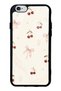 iPhone 6S Glossy Phone Case with Cherry Pearl Lace Design