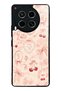 Tecno Camon 30 Glossy Phone Case with Cherry Coquette Toile Design