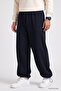 Navy Blue Elastic Men's Baggy Sweatpants - 82200 - 2