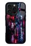 iPhone 16 Pro Electric Alley Design Glossy Phone Case