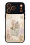 حافظة هاتف لامعة بتصميم Wildflower Diary لهاتف iPhone 17 Pro Max