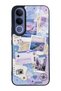 Vivo V70 Fe Pastel Travel Diary Design Glossy Phone Case