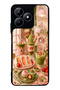 حافظة هاتف لامعة بتصميم Realme C53 Berry Matcha Corner