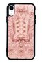 iPhone Xr Pink Corset Coquette Design Glossy Phone Case