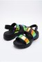 Girls' Baby Comfortable Open-Front Low-Heel Buckle Flexible Easy-To-Wear Sandals Slippers - 6