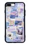 iPhone 7 Plus Pastel Travel Diary Design Glossy Phone Case
