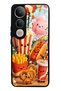 Vivo V50 Lite Glossy Phone Case with Fun Food Party Design