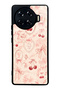 Tecno Spark 20 Pro Plus Glossy Phone Case with Cherry Coquette Toile Design