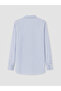 Blue Striped Women's Shirt Tunic - 3