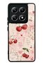 Xiaomi Mi 14t Pro Glossy Phone Case with Cherry Love Letters Design