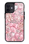 iPhone 12 Mini Royal Pink Ballet Design Glossy Phone Case