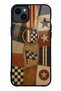 iPhone 14 Plus Racing Leather Club Design Glossy Phone Case