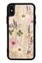 iPhone X Wildflower Letters Design Glossy Phone Case