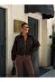 Belted Drawstring Bomber Trench Jacket - 7