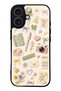 iPhone 17 Floral Study Notes Design Glossy Phone Case