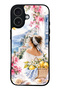 iPhone 17 Glossy Phone Case with Positano Blue Design