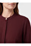 Brown Judge Collar Women's Shirt Tunic - 4