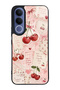 Vivo V70 Fe Glossy Phone Case with Cherry Love Letters Design