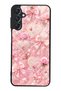 Samsung A24 Pink Lace Romance Design Glossy Phone Case