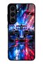 Samsung S25 Fe Bluefire Apex Design Glossy Phone Case