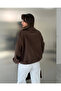 Brown Epaulet Snap Jacket - 9768 - 4