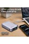 20000mAh Volta-45 Power Bank with 45W Fast Charging (Purple) Built-in USB-C Cable, Triple De - 2