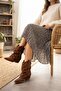 Lowe Women's Cowboy Boots with Bellows and Heels in Melo Matte Leather - 3
