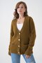 Long Sleeve Oversize Thick Knit Loose Knitwear Cardigan Aw26Hi0016 - 4