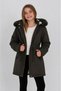 Girls/Boys Unisex Winter Waterproof Coat Hooded Waist Drawstring Long Parka - 6