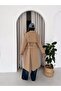 Double-Breasted Collar Long Trench Coat 1.20m - 4