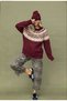 Crew Neck Nordic Patterned Jacquard Long Sleeve Soft Textured Knitwear Sweater Aw26Kz00020 - 2