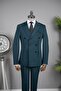 Exclusive Double-Breasted Suit Green - 2