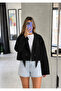 Tasseled Buttoned Crop Suede Jacket - 4