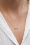 Silver Messika Elegant Necklace Steel Movable Zircon Stone Mess Necklace