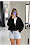 Tasseled Buttoned Crop Suede Jacket - 6