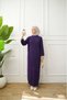Zero Neckline Felt Yarn Knitwear Dress Anka261055 - 3