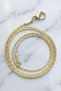 Xuping Stamped Glimmer Model Women's Necklace 1 mm Gold Color |   Anti-Tarnish, - 5