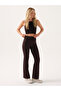 Motion Soft Textured Crop Top Brown - 5