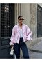 Drawstring Bomber Trench Jacket - 7