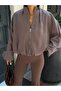 Drawstring Bomber Trench Jacket - 2