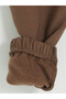 Brown Bow Detail Baby Girl Jogger Sweatpants - 5
